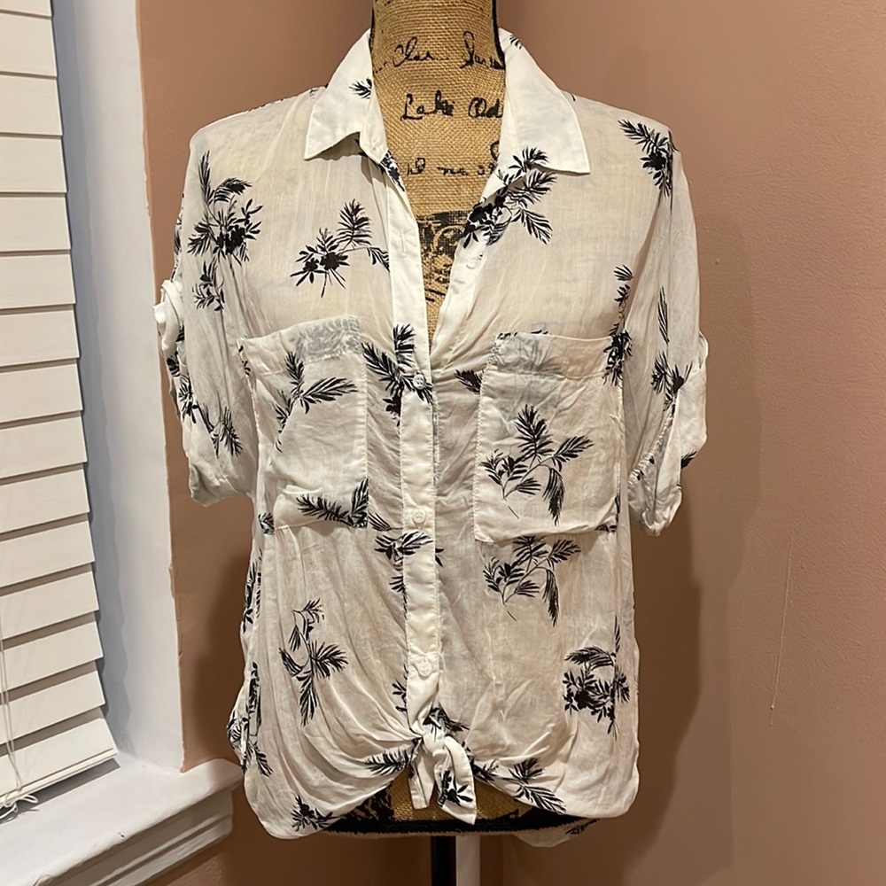 Tropical print shirt